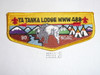 Order of the Arrow Lodge #488 Ta Tanka s24 1990 NOAC Flap Patch