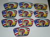 2001 National Jamboree JSP - Indian Nations Council, set of 10