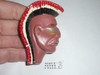 Indian Brave Plaster Neckerchief Slide