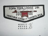Order of the Arrow Lodge #291 Topa Topa s18 Flap Patch