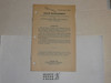 1928 Troop Management Leaflet, By The Boycraft Company, Approved by the BSA, Leaflet BS200, RARE