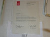 1985 Letter on Boy Scout National Headquarters Stationary Congratulating Eagle Scout