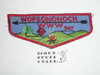 Order of the Arrow Lodge #347 Wopsononock f2 Flap Patch