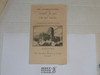 1929 World Jamboree The Commoration of the Coming of Age of the Boy Scouts, a Program from the Cathedral Church of Christ in Liverpool, was in scrapbook