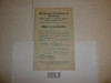 1933 World Jamboree Preliminary Certificate of Discharge for USA/BSA Contingent Member