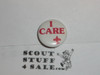 I Care Celluloid Boy Scout Button