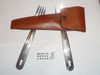 1970's Official Boy Scout 2 Forks in Case, By Imperial
