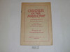 Ordeal Ceremony Manual, Order of the Arrow, 1948, 3-48 Printing