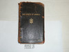 Lefax Boy Scout Fieldbook, Leather Binding, Considerable wear, Includes many lined and blank Lefax Pages