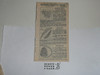 Lefax Boy Scout Fieldbook Insert, Identification Characteristics of 36 commercial Trees in the U.S., 1928
