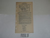 Lefax Boy Scout Fieldbook Insert, Campcraft, Series H 1