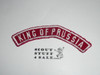 KING OF PRUSSIA Red and White Community Strip, used