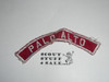 PALO ALTO Red and White Community Strip, used