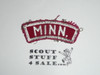 MINN. Red and White State Strip, used