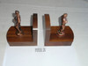 boy scout mckenzie statue scout oath and law book ends, pair, 5.5 tall by 3.25 wide