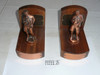 boy scout mckenzie statue scout oath and law book ends, pair, 5.5 tall by 3.25 wide