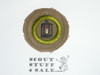 Metalwork - Type B - Wide Crimped Bdr Tan Merit Badge (1934-1935)