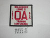 Order of the Arrow Lodge #21 Wulakamike 1979 Lodge Training Conference Patch