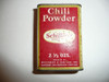 Vintage Spice Schilling Brand Chili Powder Spice tin