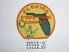 Vintage Florida State Park Camper Travel Souvenir Patch