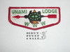 Order of the Arrow Lodge #1 Unami s5 Flap Patch