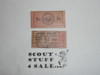 1953 National Jamboree 5 cent Trading Post Ticket
