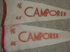 1944 & 1946 Felt Camporee Pennants from Philadelphia Council, Boy Scout