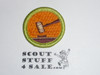 Public Speaking - Type K - Fully Embroidered Merit Badge with 100th Anniv backing (2010)