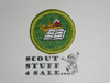 Reading - Type K - Fully Embroidered Merit Badge with 100th Anniv backing (2010)