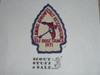 Flaming Arrow Scout Reservation 1971 Patch, Gulf Ridge Council, sewn