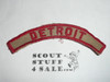 DETROIT Tan and Red Community Strip, lite use