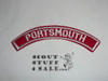 PORTSMOUTH Red and White Community Strip