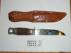 Boy Scout Sheath Knife with leather Sheath, Manufactured by K. Tragbar of Germany, AWESOME, NEW (CSE103)