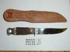 Boy Scout Sheath Knife with leather Sheath, Manufactured by K. Tragbar of Germany, AWESOME, NEW (CSE103)