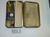 1930's Boy Scout Johnson and Johnson First Aid Tin, WIth some Contents, lite Wear to Tin #8