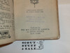1921 Boy Scout Handbook, Second Edition, Twenty-fourth Printing, minimal spine and cover wear