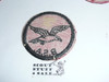 Seagull Patrol Medallion, Felt w/BSA & Solid Black Ring back, 1933-1939, used