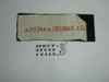 Program Strip - Sea Rangers of America, Navy Felt, unused, part of Boy Rangers of America