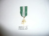 Scouter's Key Award Medal (Tenderfoot Design), ribbon shows a little wear