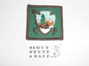 High Adventure Hiking Award Patch, arrowhead, grn twill