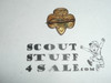 Stamped Girl Scout Universal Logo Pin, bent wire clasp