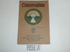 Conservation Merit Badge Pamphlet, Type 3, Tan Cover, 1925 Printing