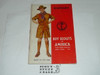 Seamanship Merit Badge Pamphlet, Type 4, Standing Scout Cover, 5-40 Printing