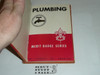 Plumbing Library Bound Merit Badge Pamphlet, Type 5, Red/Wht Cover, 10-49 Printing