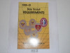 1989-1991 Boy Scout Requirements Book, 5-90 Printing