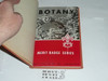 Botany Library Bound Merit Badge Pamphlet, Type 6, Picture Top Red Bottom Cover, 9-57 Printing