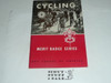 Cycling Merit Badge Pamphlet, Type 6, Picture Top Red Bottom Cover, 2-59 Printing
