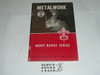Metalwork Merit Badge Pamphlet, Type 6, Picture Top Red Bottom Cover, 3-66 Printing