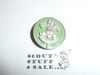 Scoutmaster Collar Brass, crude bent wire clasp, STERLING marked