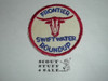 Round-up Patch, Generic BSA issue?, Wht twill, red c/e bdr, Frontier